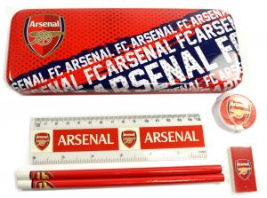Arsenal Crest Tin Stationery Set