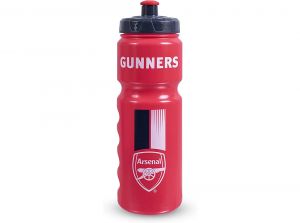 Arsenal Gunners Plastic Water Bottle 750ml Red