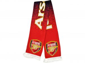 Arsenal Speckled Jacquard Knit Scarf Red Navy White