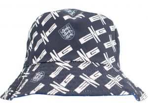 England Reversible Bucket Hat Royal Blue Navy White