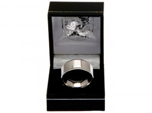 England Stainless Steel Band Ring
