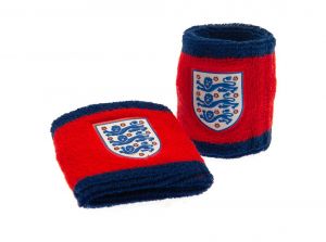 England Cotton Wristbands Red Blue