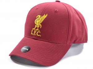 Liverpool Liverbird Crest Cap Dark Red