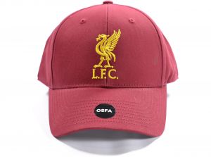 Liverpool Liverbird Crest Cap Dark Red