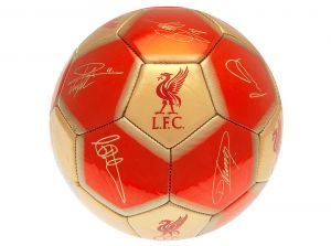 Liverpool Signature Ball Size 5 Red Gold LI08885