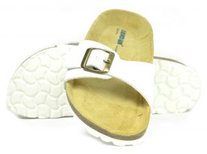 Sanosan Malaga Sano Flor White Mens Designer Mule Sandals