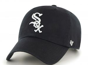 47 Brand MLB Chicago White Sox Clean Up Cap Black White