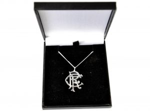 Rangers Sterling Silver Pendant and Chain