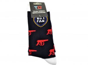 Team Direct Generic Cannon No 1 Fan 8 to 11 UK Adult Socks
