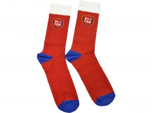 Team Direct Generic No 1 Fan Red Navy 4 to 6 UK Socks