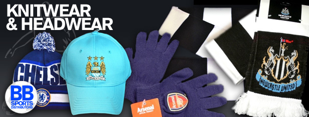 Buy Football Knitwear and Headwear Wholesale