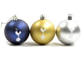 Spurs Three Pack Christmas Baubles