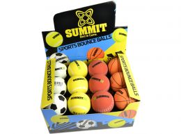 Summit Sports Bounce Balls 24 Ball Merchandiser Pack