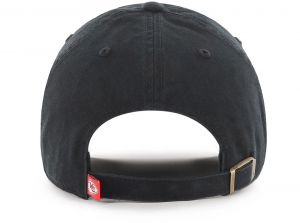 47 Brand Kansas City Chiefs NFL Clean Up Baseball Cap Black