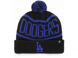 47 Brand La Dodgers Calgary MLB Cuff Knitted Bobble Hat