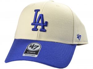 47 Brand MLB LA Dodgers Two Tone MVP Cap Natural