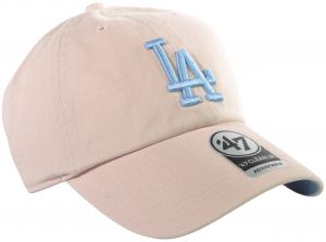 47 Brand MLB Los Angeles Dodgers Clean Up Cap Light Pink