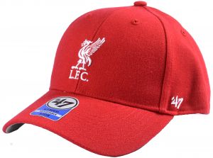 Liverpool 47 Brand MVP Kids Baseball Cap Strapback Red White