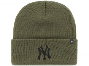 47 Brand NY Yankees Haymaker MLB Cuff Knitted Hat Sandalwood Green
