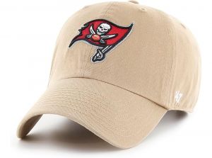 47 Brand Tampa Bay Buccaneers NFL Clean Up Baseball Cap Khaki