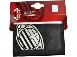 AC Milan Foil Print Tri Fold Wallet