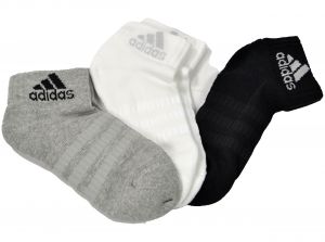 Adidas Kids Cushioned Ankle Socks Mixed Colours