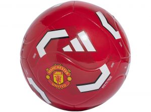 Adidas Man UTD Club Home Ball Football Size 5 Red White Yellow