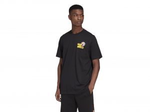 Adidas Man UTD Graphic T Shirt Black