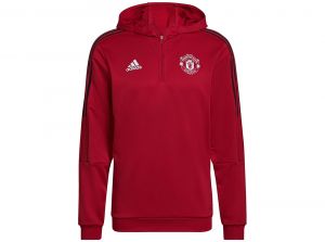 Adidas Man UTD Tiro 21 Track Hoodie Red