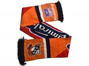 Amsterdam Admirals Stripe Supporters NFL Scarf Orange Red Navy