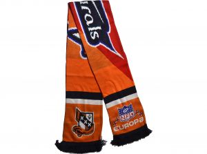 Amsterdam Admirals Stripe Supporters NFL Scarf Orange Red Navy