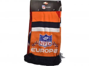 Amsterdam Admirals Stripe Supporters NFL Scarf Orange Red Navy