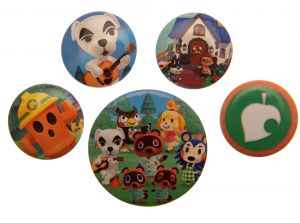 Nintendo Animal Crossing Badge Back