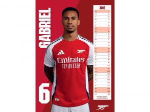 Arsenal Football A3 2025 Calendar