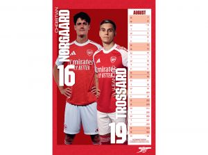 Arsenal 2026 A3 Wall Calendar
