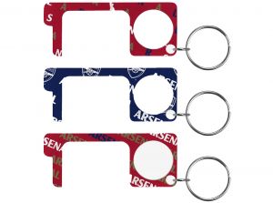 Arsenal 3 Pack No Touch Keyrings