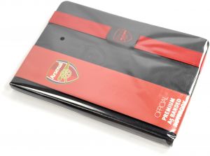 Arsenal Banded A5 Premium Leather Look Notebook