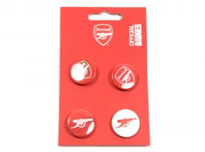 Arsenal Four Pack Button Badges