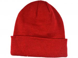 Arsenal Cannon Turn Up Knitted Hat Light Red
