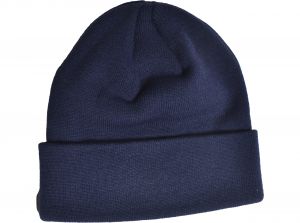 Arsenal Cannon Turn Up Knitted Hat Navy