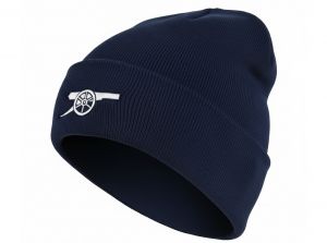 Arsenal Cannon Turn Up Knitted Hat Navy