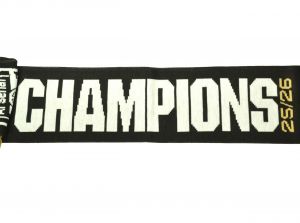Arsenal Champions 25 26 Scarf Black