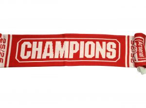 Arsenal Champions 25 26 Scarf Red