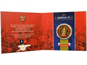 Arsenal Commemorative Medal Record Breaking Winners 2017