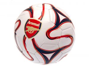 Arsenal Cosmos Size 5 Ball White Red Blue