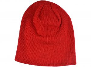 Arsenal Crest Beanie Hat Light Red