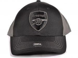 Arsenal Crest Blackball Cap Charcoal Monotone