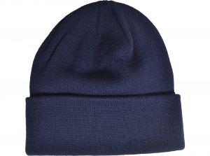 Arsenal Crest Turn Up Knitted Hat Navy