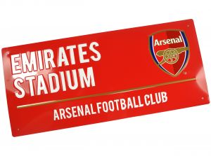 Arsenal Dark Metal Street Sign