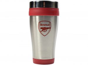 Arsenal Executive Handleless Metallic Travel Mug
